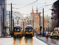 2013-03 warschauer strasse mit oberbaumbruecke